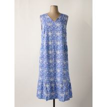 SHEEGO - Robe longue bleu en lyocell - Femme - Taille 50 - Modz