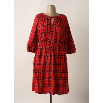 SHEEGO - Robe mi-longue rouge en coton - Femme - Taille 46 - Modz