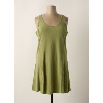 SHEEGO - Robe courte vert en coton - Femme - Taille 48 - Modz