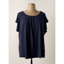 SHEEGO - Top bleu en viscose - Femme - Taille 50 - Modz
