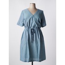 SHEEGO - Robe courte bleu en coton - Femme - Taille 52 - Modz