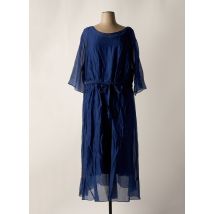 SHEEGO - Robe longue bleu en viscose - Femme - Taille 60 - Modz