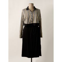 SHEEGO - Robe longue noir en viscose - Femme - Taille 46 - Modz
