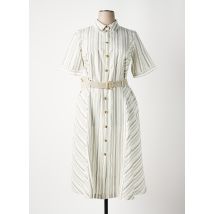 SHEEGO - Robe longue blanc en lyocell - Femme - Taille 46 - Modz