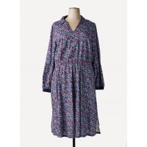 SHEEGO - Robe mi-longue bleu en viscose - Femme - Taille 50 - Modz