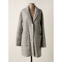 HEINE - Manteau long gris en polyester - Femme - Taille 42 - Modz