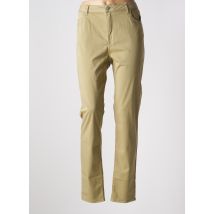 KANOPE - Pantalon slim beige en coton - Femme - Taille 46 - Modz