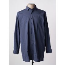 MARVELIS - Chemise manches longues bleu en coton - Homme - Taille 3XL - Modz