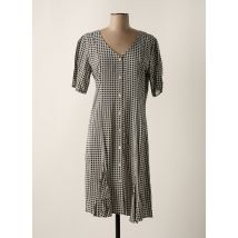 CREAM - Robe mi-longue noir en viscose - Femme - Taille 38 - Modz