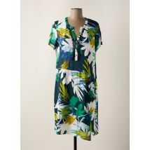 PAUSE CAFE - Robe mi-longue vert en viscose - Femme - Taille 44 - Modz
