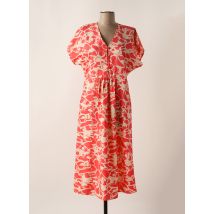 SCORZZO - Robe mi-longue rouge en polyester - Femme - Taille 40 - Modz