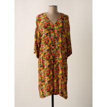 FROGBOX - Robe mi-longue jaune en viscose - Femme - Taille 40 - Modz