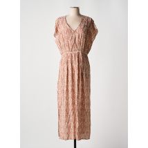 ANDAM - Robe longue marron en viscose - Femme - Taille 42 - Modz