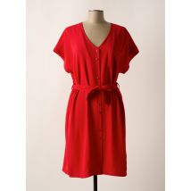 ANDAM - Robe mi-longue rouge en polyester - Femme - Taille 40 - Modz
