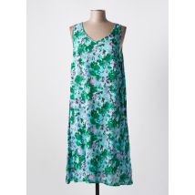 ZHENZI - Robe mi-longue bleu en elasthane - Femme - Taille 42 - Modz