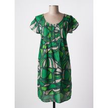 AGATHE & LOUISE - Robe courte vert en coton - Femme - Taille 38 - Modz