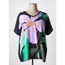 ZHENZI - T-shirt noir en viscose - Femme - Taille 42 - Modz