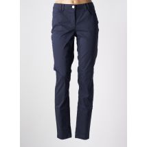 BRANDTEX - Pantalon slim bleu en coton - Femme - Taille 38 - Modz