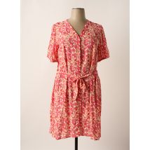JULIE GUERLANDE - Robe mi-longue rose en viscose - Femme - Taille 46 - Modz