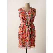 PAUSE CAFE - Robe mi-longue rouge en polyester - Femme - Taille 46 - Modz
