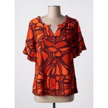 AGATHE & LOUISE - Chemisier orange en polyester - Femme - Taille 36 - Modz