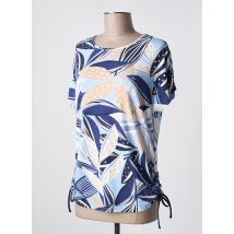 BRANDTEX - T-shirt bleu en viscose - Femme - Taille 40 - Modz
