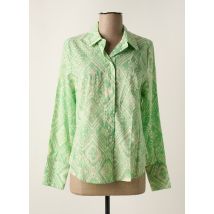 TRAMONTANA - Chemisier vert en coton - Femme - Taille 42 - Modz