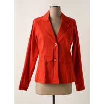 AGATHE & LOUISE - Blazer rouge en coton - Femme - Taille 48 - Modz