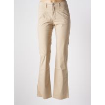 CLOSED - Pantalon droit beige en coton - Femme - Taille 36 - Modz