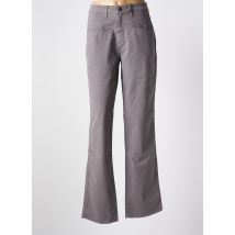 CLOSED - Pantalon droit gris en coton - Femme - Taille 44 - Modz