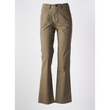 CLOSED - Pantalon droit vert en coton - Femme - Taille 38 - Modz