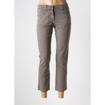 CLOSED - Pantalon 7/8 gris en coton - Femme - Taille W25 - Modz