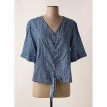 DIPLODOCUS - Chemisier bleu en coton - Femme - Taille 40 - Modz