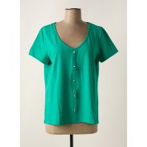 C'EST BEAU LA VIE - Top vert en coton - Femme - Taille 40 - Modz