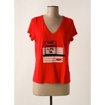 POUPÉE CHIC BY MERCEDES DE MIGUEL - Top rouge en viscose - Femme - Taille 40 - Modz