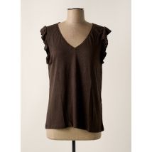 CREAM - Top marron en lin - Femme - Taille 40 - Modz