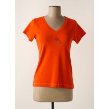 DIPLODOCUS - T-shirt orange en coton - Femme - Taille 36 - Modz