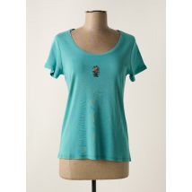DIPLODOCUS - T-shirt bleu en coton - Femme - Taille 34 - Modz