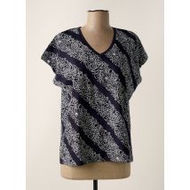 LEO & UGO - Top bleu en viscose - Femme - Taille 42 - Modz