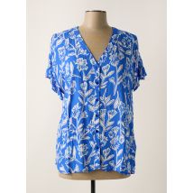 LEO & UGO - Chemisier bleu en viscose - Femme - Taille 42 - Modz