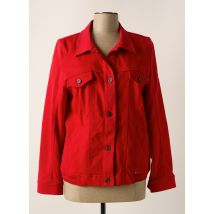 CHRISTINE LAURE - Veste casual rouge en coton - Femme - Taille 42 - Modz