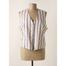 ANDAM - Gilet sans manche rose en viscose - Femme - Taille 44 - Modz