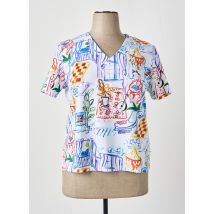 LEO & UGO - T-shirt blanc en coton - Femme - Taille 46 - Modz
