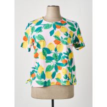 LEO & UGO - T-shirt vert en coton - Femme - Taille 40 - Modz