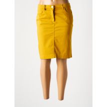 EAST DRIVE - Jupe mi-longue jaune en coton - Femme - Taille 38 - Modz