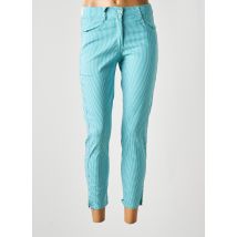 EAST DRIVE - Pantalon 7/8 bleu en polyamide - Femme - Taille 36 - Modz
