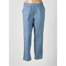 DIPLODOCUS - Pantalon 7/8 bleu en coton - Femme - Taille 36 - Modz