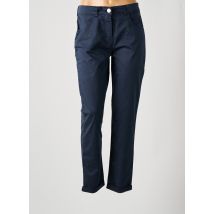 EAST DRIVE - Pantalon slim bleu en coton - Femme - Taille 38 - Modz