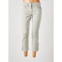 ZERRES - Pantacourt gris en coton - Femme - Taille 36 - Modz