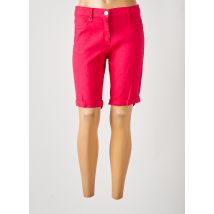 EAST DRIVE - Bermuda rose en lin - Femme - Taille 42 - Modz